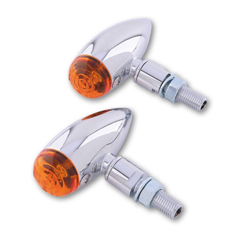 Motoristični smerniki Highsider Smart Micro-bullet krom