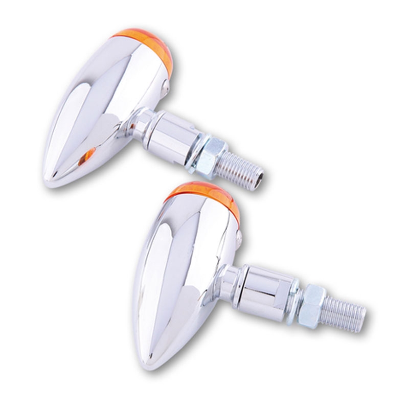 Motoristični smerniki Highsider Smart Micro-bullet krom