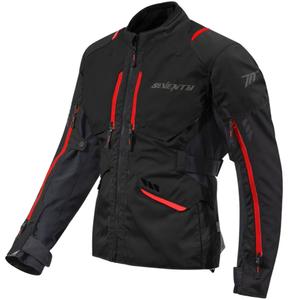 Seventy Degrees SD-JT67 Tanami motoristična jakna črno-rdeča