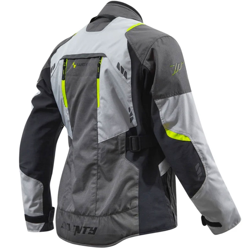 Seventy Degrees SD-JT67 Tanami motoristična jakna črno-siva-fluo rumena