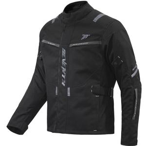 Črna motoristična jakna Seventy Degrees SD-JT83 Tonale