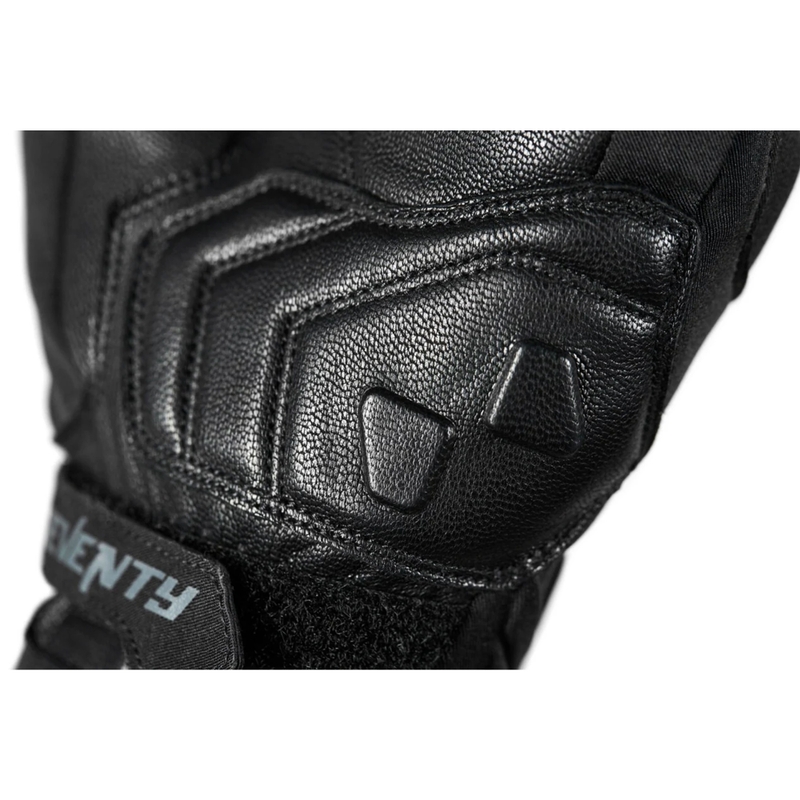 Črne motoristične rokavice Seventy Degrees SD-T9 Expedition