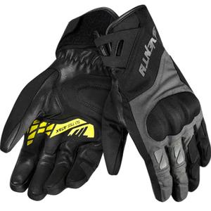 Motoristične rokavice Seventy Degrees SD-T55 Atak črno-fluo rumene