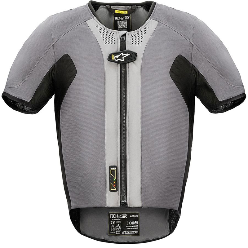 Alpinestars TECH-AIR®5 system airbag telovnik sivo-črn