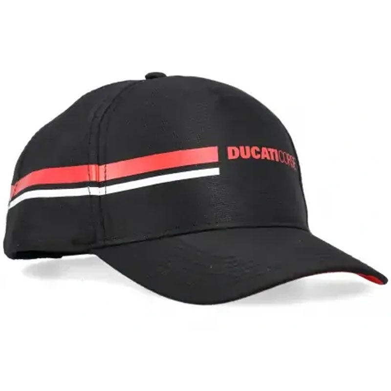 Kapa Ducati Corse z logotipom, črna