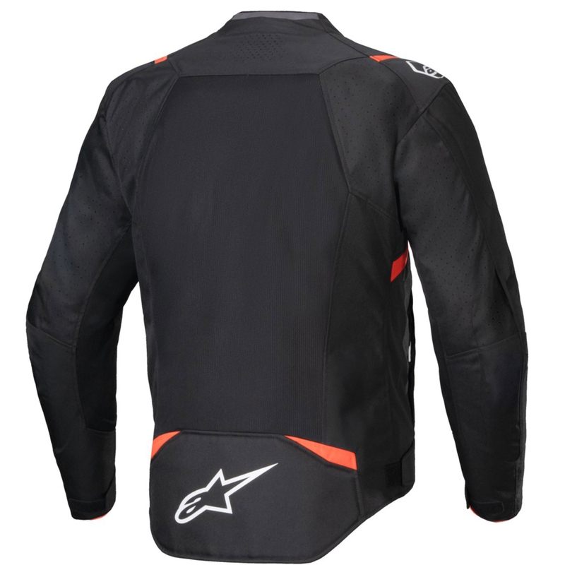 Moto jakna Alpinestars T-SPS Air V2 črno-fluo rdeča