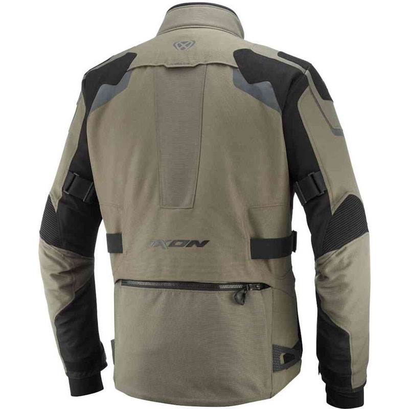 Motoristična jakna IXON Odin khaki-black