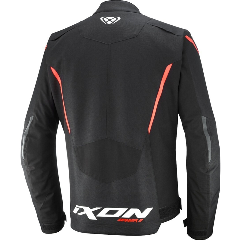 Motoristična jakna IXON Striker 2 black-white-red
