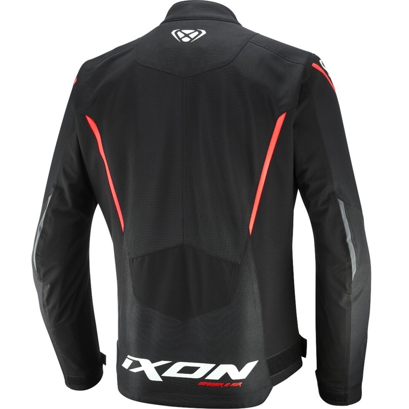 IXON Striker 2 Air WP motoristična jakna črno-belo-rdeča