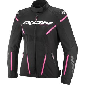 Ženska motoristična jakna IXON Striker 2 Air WP Lady črno-roza