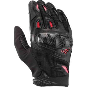 Motoristične rokavice IXON Rise Air 2 črno-rdeče
