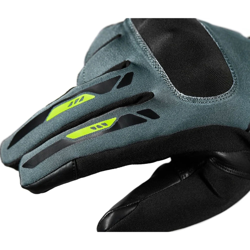 Seventy Degrees SD-T57 Giau motoristične rokavice črno-sivo-fluo rumene