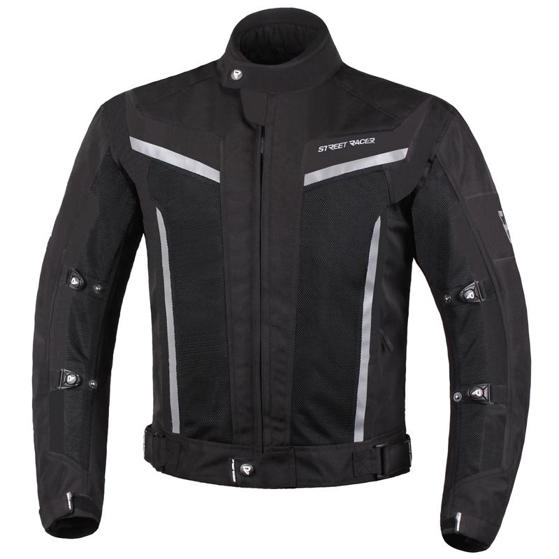 Street Racer Elite Black Motorcycle Jacket razprodaja