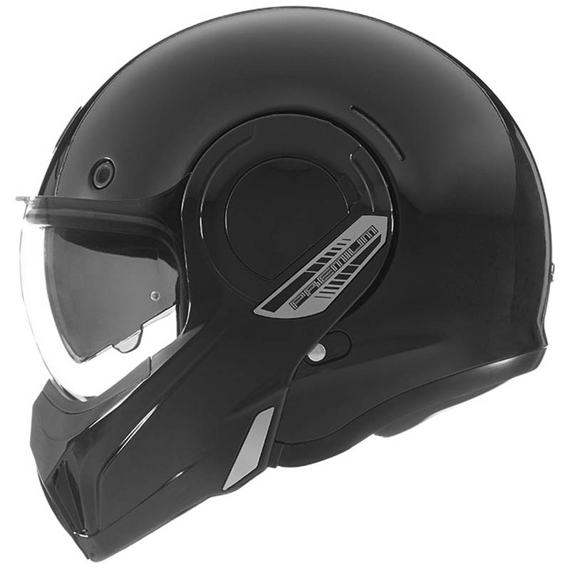 NOX PREMIUM Stratos preklopna motoristična čelada mat črne barve