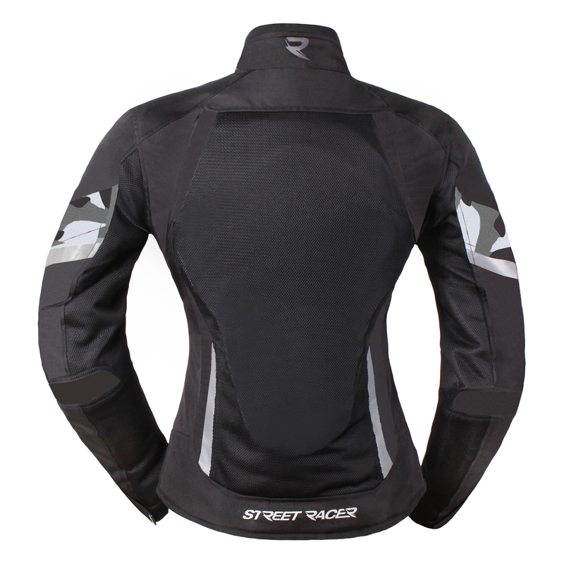 Ženska motoristična jakna Street Racer Elite Black razprodaja