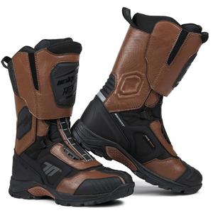 Seventy Degrees SD-BA6 Stelvio visoki motoristični škornji rjavi