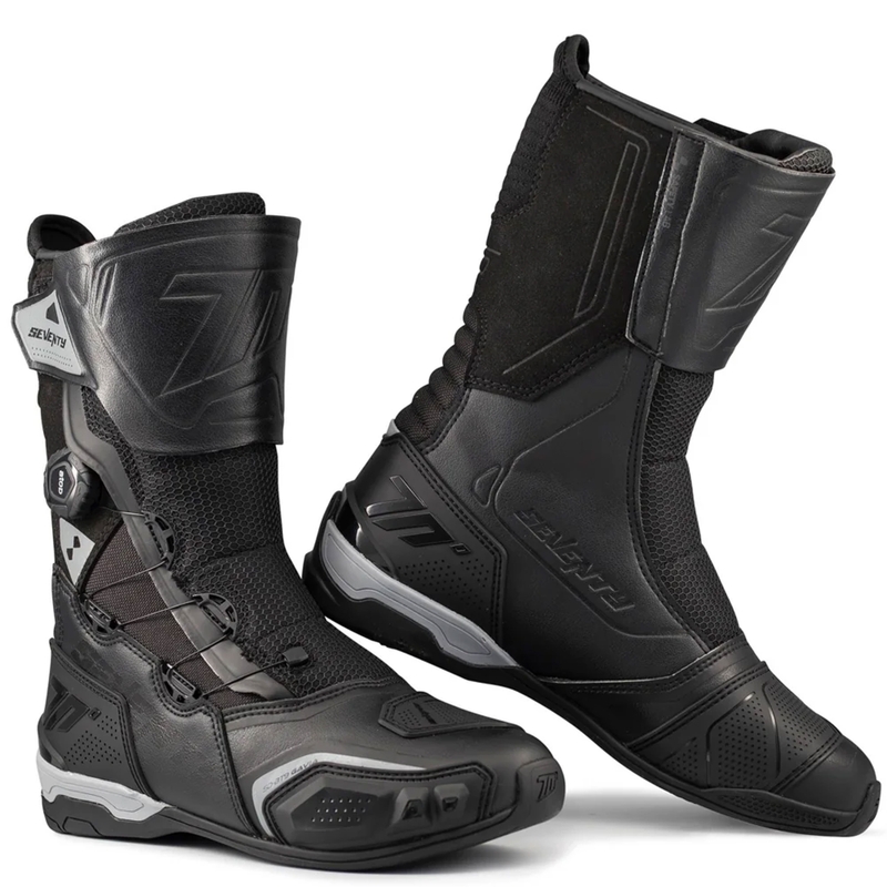 Moto škornji Seventy Degrees SD-BT9 Gavia črne barve