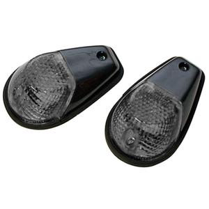 Smerniki za motor Highsider Smart 12V/21W črno-dimljeni