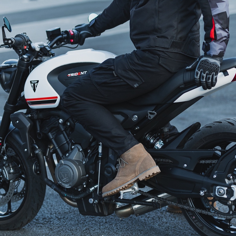 Oxford Original Approved CARGO AA motoristične hlače črne barve