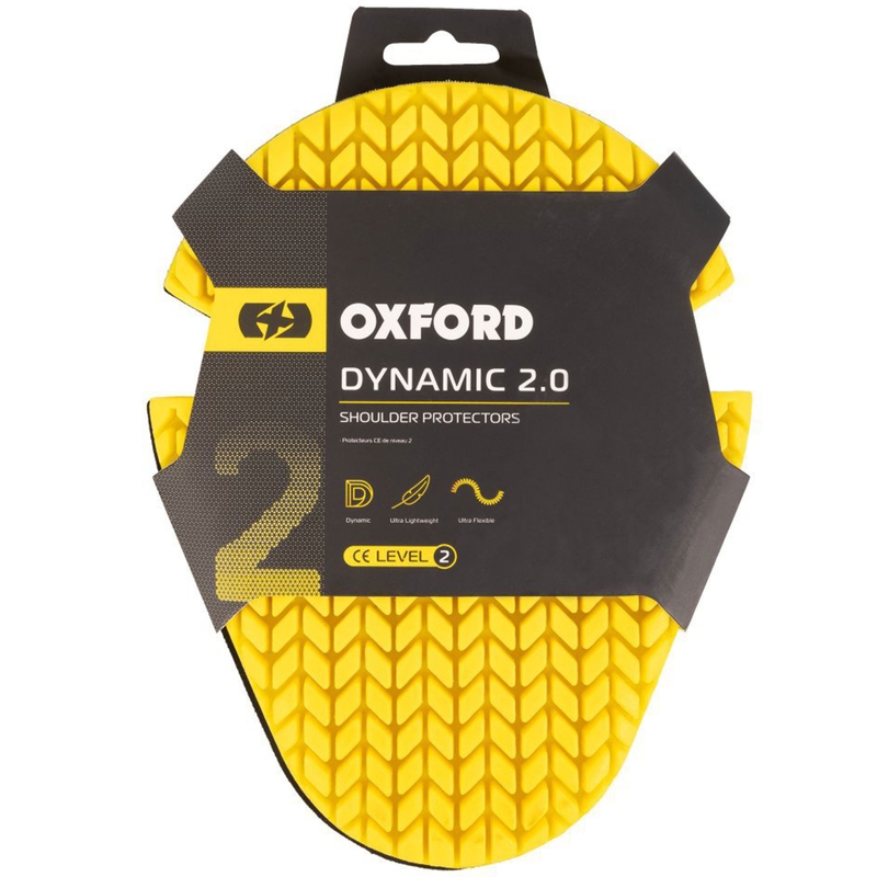 Ščitniki za ramena Oxford Dynamic 2.0 stopnje 2, rumeni