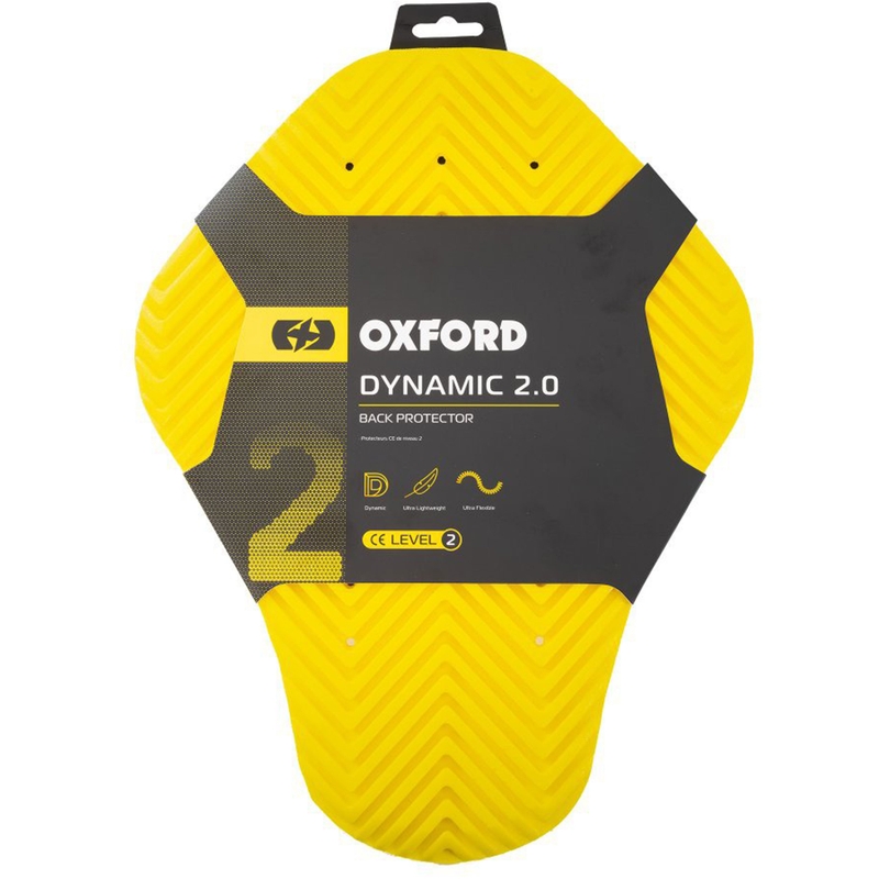 Ščitnik za hrbtenico Oxford Dynamic 2.0 stopnje 2, rumene barve