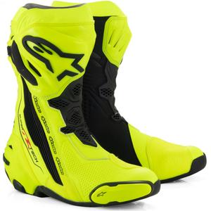 Moto škornji Alpinestars Supertech R fluo rumeno-črni