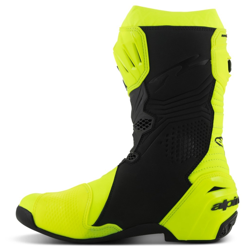 Moto škornji Alpinestars Supertech R fluo rumeno-črni