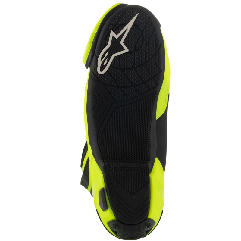 Alpinestars Supertech R Vented motoristični škornji fluo rumeno-črni