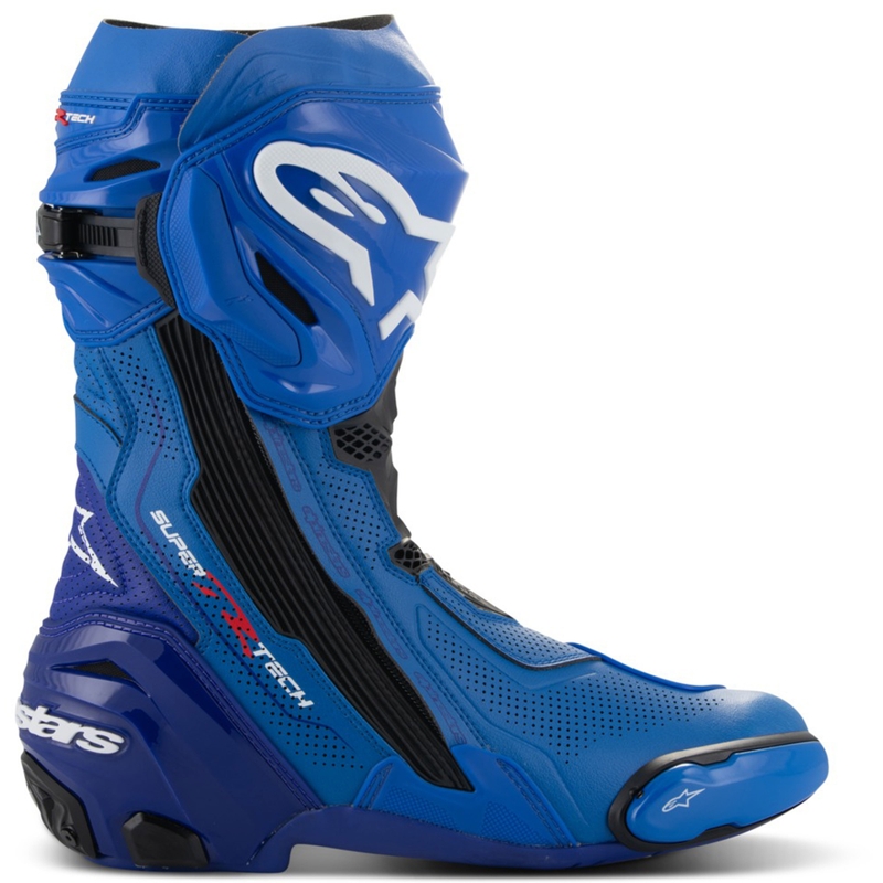 Moto škornji Alpinestars Supertech R Vented modro-črni