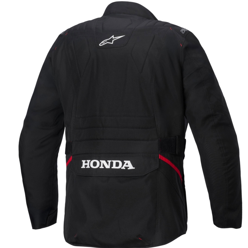 Alpinestars ST-1 Vodoodporna motoristična jakna Honda kolekcija črno-rdeča