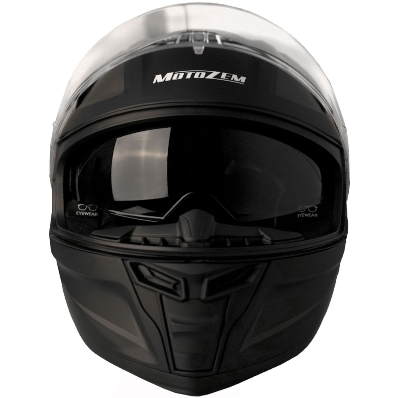 Motozem Guardian integralna motoristična čelada mat črna - II. kakovost