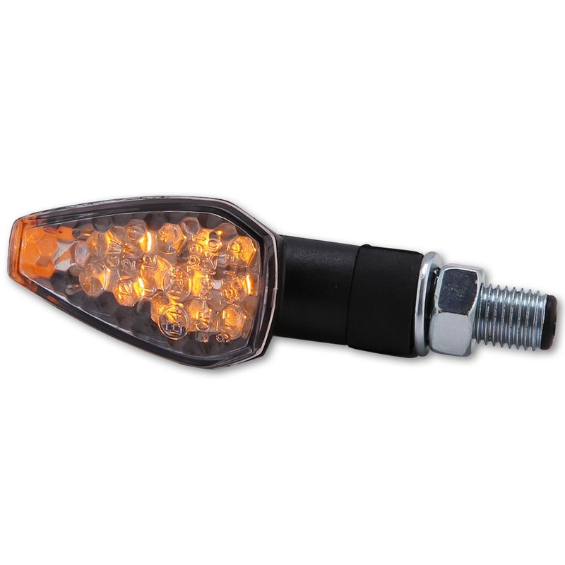 Highsider Smart Peak LED smerniki za motorno kolo črne barve