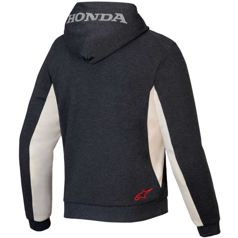 Alpinestars Chrome V3 Sport jopa s kapuco Honda Collection temno siva-krem-rdeča