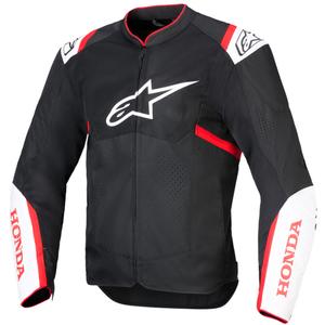 Moto jakna Alpinestars T-SPS Air V2 Honda Collection črno-belo-rdeča
