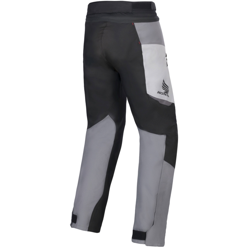Alpinestars ST-1 Vodoodporne motoristične hlače Honda kolekcija sivo-temno sivo-črno-rdeče