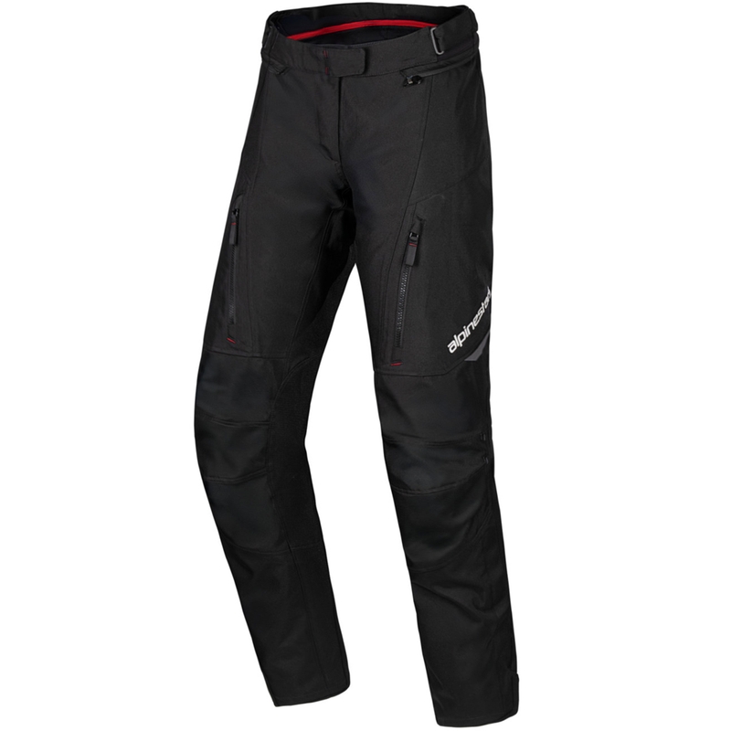 Alpinestars Stella ST-1 Vodoodporne ženske motoristične hlače Honda kolekcija črno-rdeče