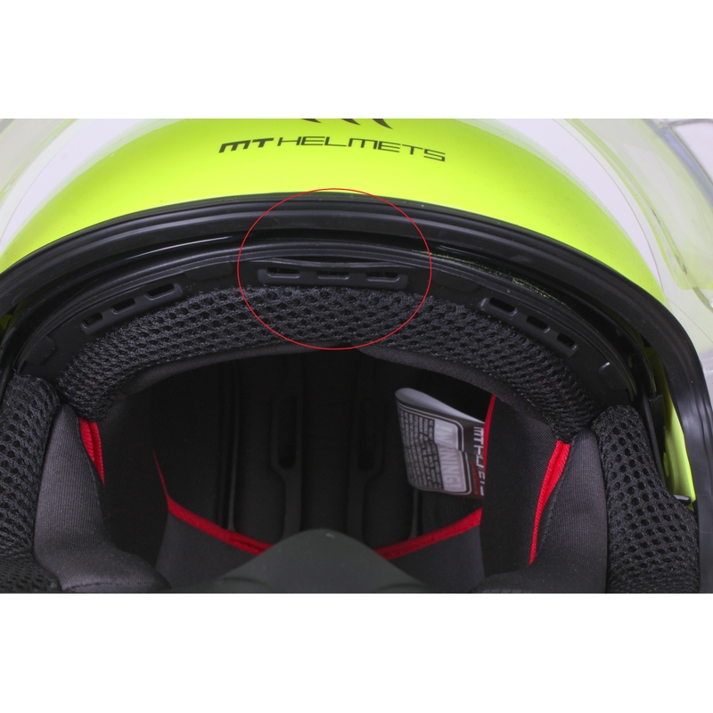 MT Thunder 3 SV fluo rumena integralna motoristična čelada - razred II