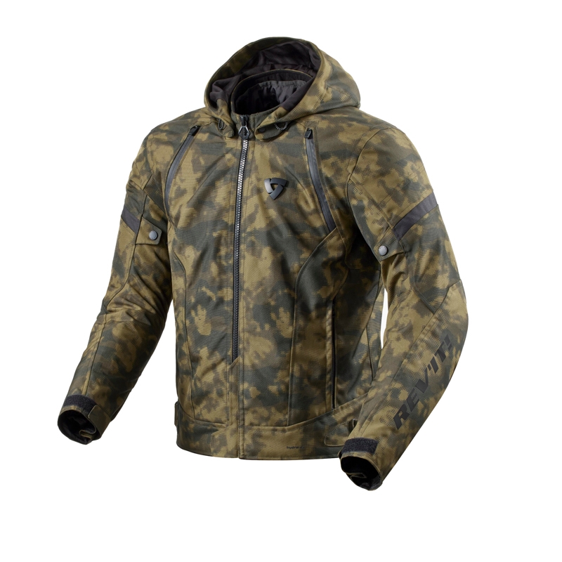 Motoristična jakna Revit Flare 3 H2O camo temno zelena