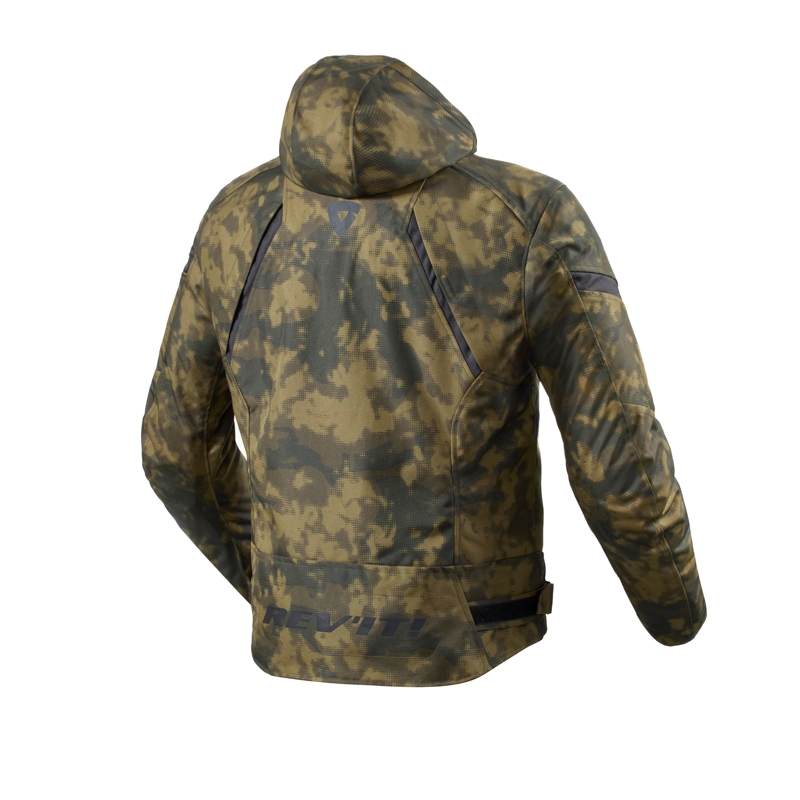 Motoristična jakna Revit Flare 3 H2O camo temno zelena