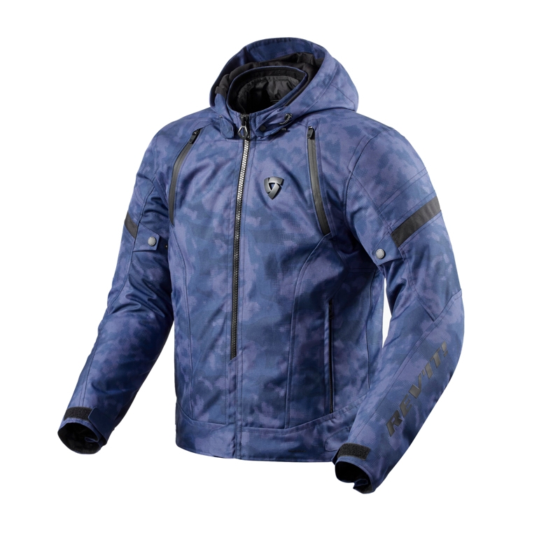 Motoristična jakna Revit Flare 3 H2O camo blue