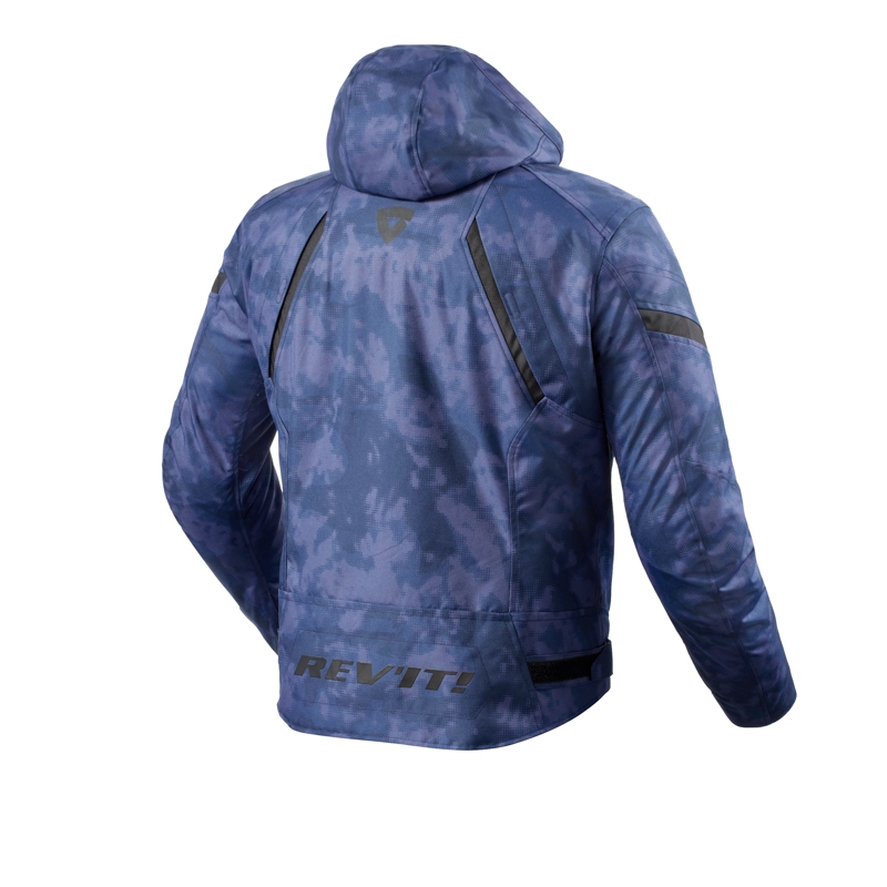 Motoristična jakna Revit Flare 3 H2O camo blue