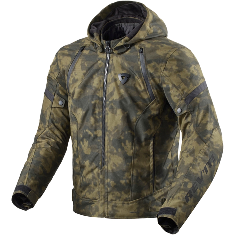 Motoristična jakna Revit Flare 3 H2O camo temno zelena