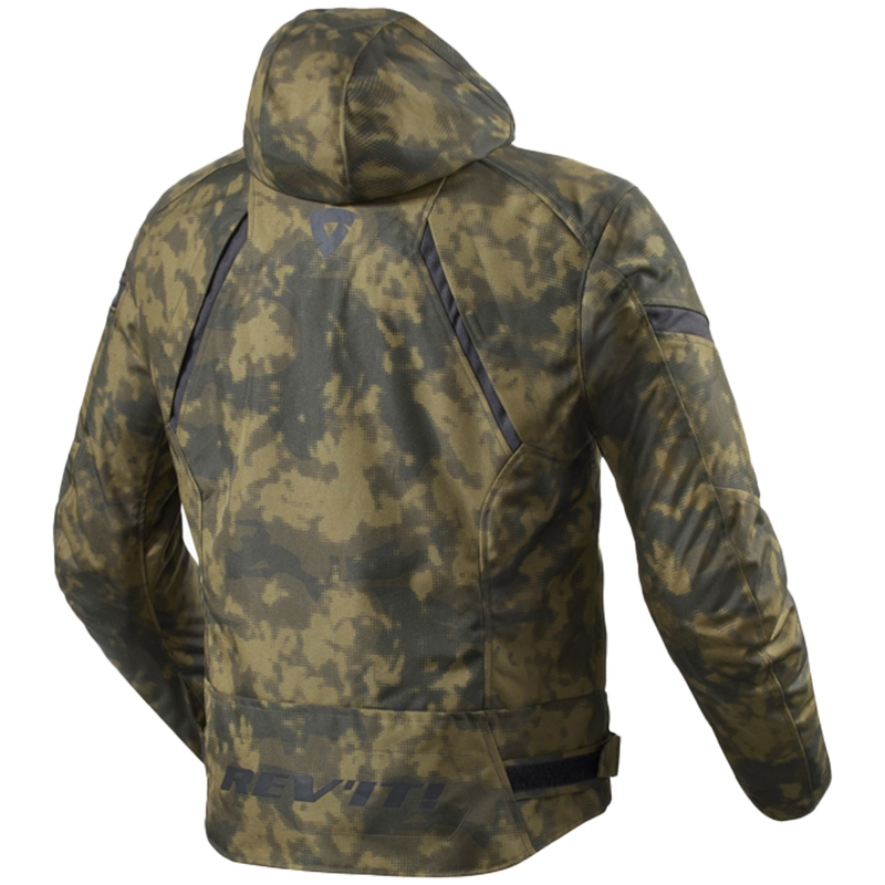 Motoristična jakna Revit Flare 3 H2O camo temno zelena
