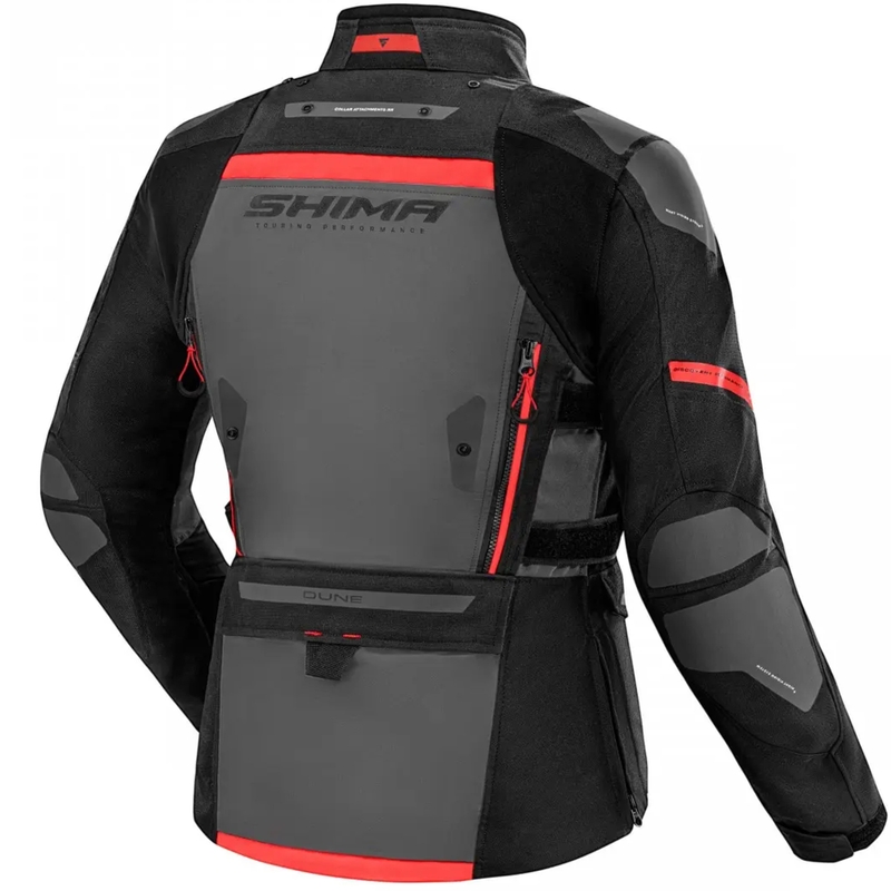 Ženska motoristična jakna Shima Dune red