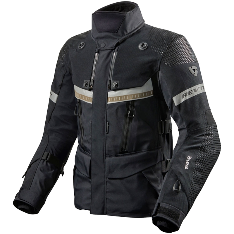 Motoristična jakna Revit Dominator 3 GTX črne barve