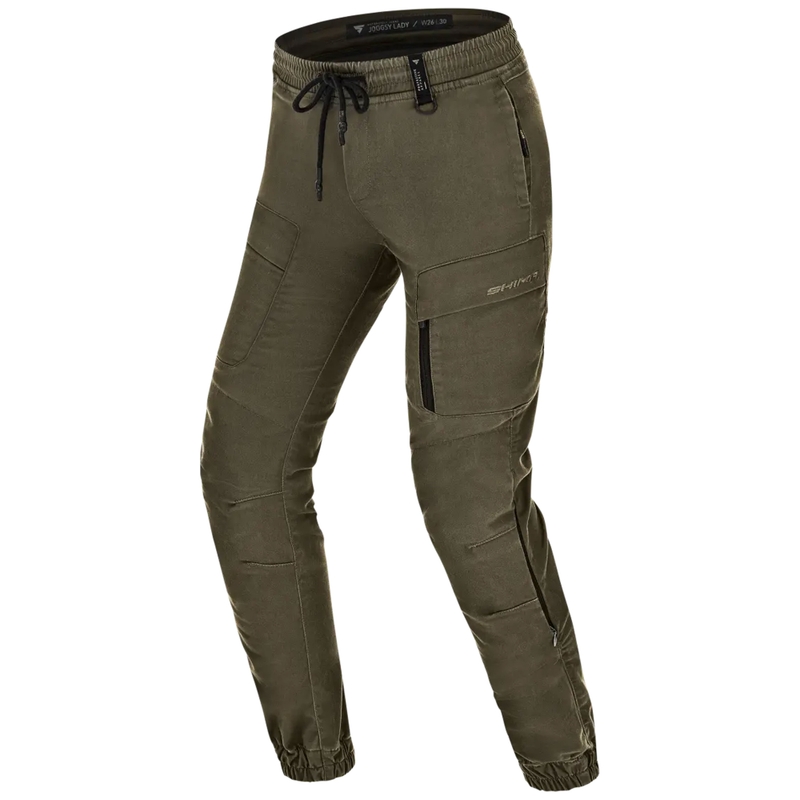 Ženske motoristične hlače Shima Joggsy khaki