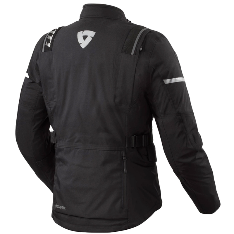 Revit Vertical GTX motoristična jakna črno-srebrna