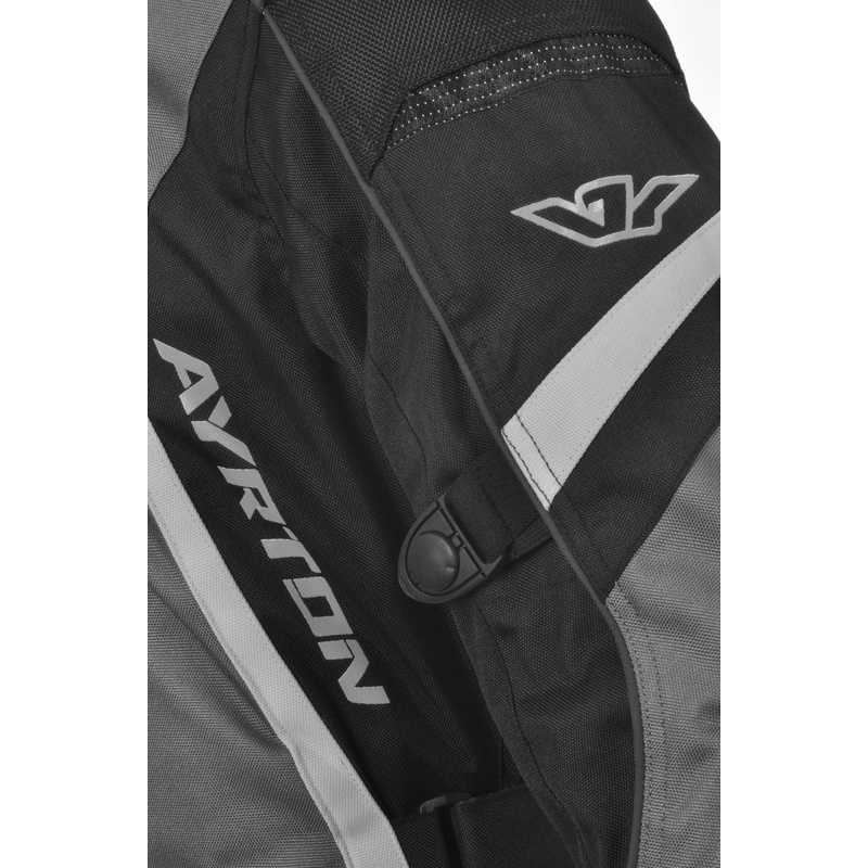 Ženska motoristična jakna Ayrton Teressa Black-Grey-White
