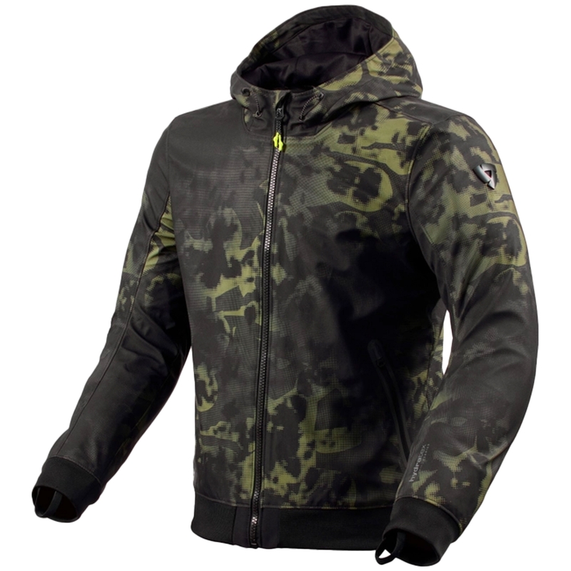 Revit Saros WB softshell jakna črno-temno zelena