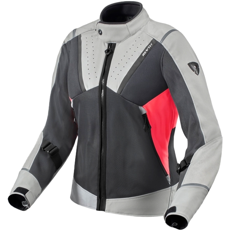 Ženska motoristična jakna Revit Airwave 4 sivo-roza